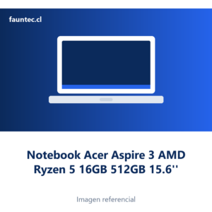 Notebook Acer Aspire 3 AMD Ryzen 5 16GB 512GB 15.6''
