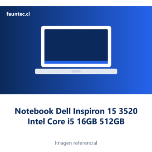 Notebook Dell Inspiron 15 3520 Intel Core i5 16GB 512GB